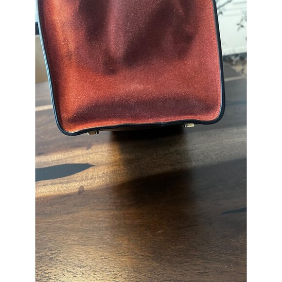 Celine Tri-Color Leather and Suede Micro Luggage Tote - Picture 4 of 11